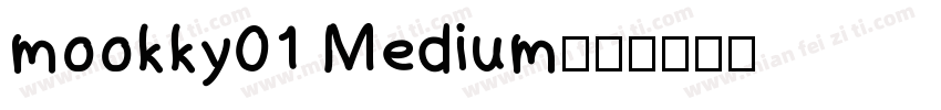 mookky01 Medium字体转换